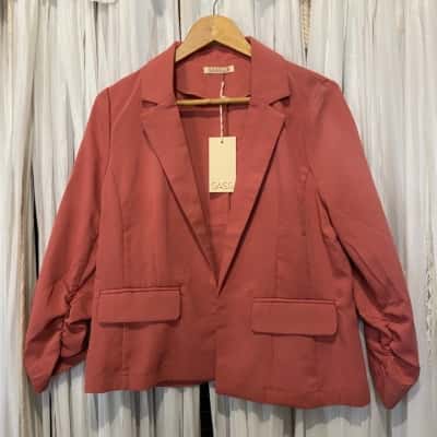 Sass Blazer Size 10 Rose