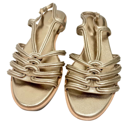 Jo Mercer Gold Sandles - NEAR NEW Size 40