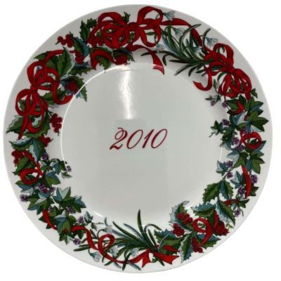 Martha Stewart Collection 2010 Limited Edition Christmas Plate