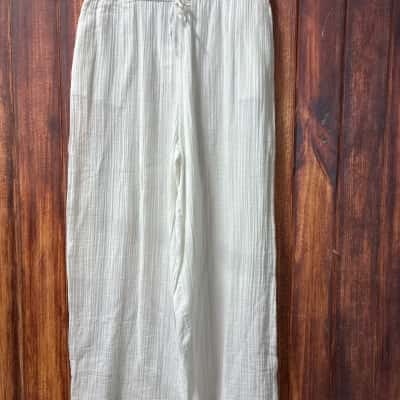 Sea Level Women’s Pants  Size XL White 