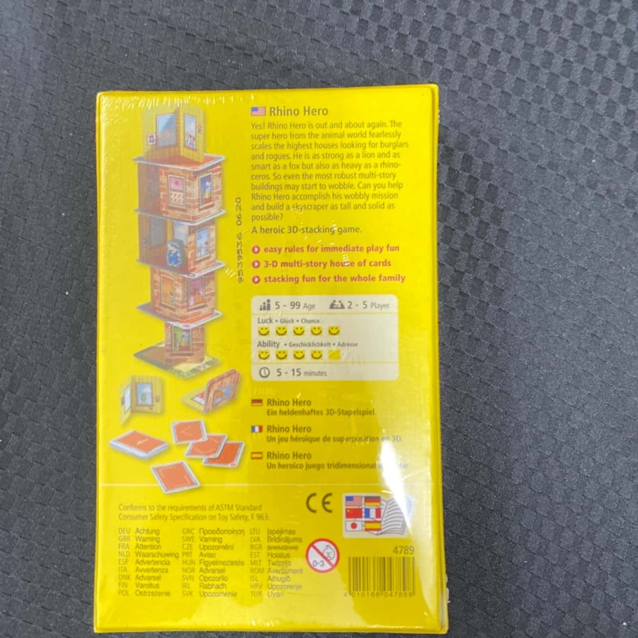 Haba Rhino Hero 3D Stacking Card Game(s)