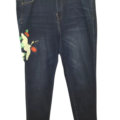 Virtuelle Womens  Size 18 Straight Leg Jeans Blue 