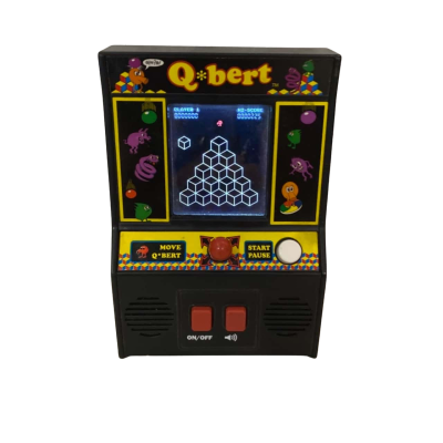 QBert Mini Arcade Video Game Vintage 6” Handheld 2016 Classes cs