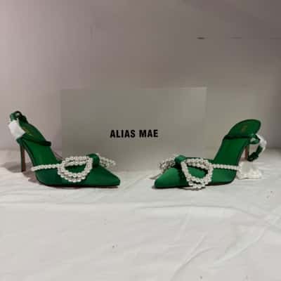 Alias Mae Womens  Size 40 Heels Green / Pearl 
