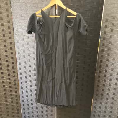 Veronika Maine Womens  Size 14 Short Sleeve Dress  Black  