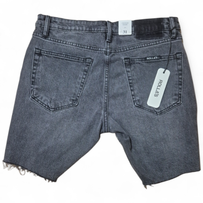 Rollas Mens  Size 31 Denim Shorts Black  
