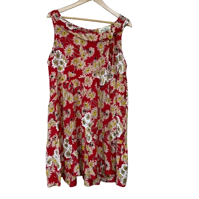 Trelise Cooper - Flirting Maisy Daisy Silk Dress - Size 14