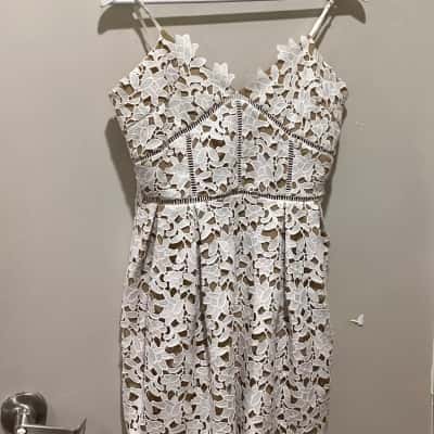 Bronx & Banco Womens Size 12 White Dress