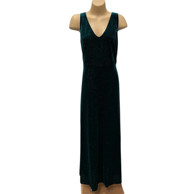  Moonlight Bird Jade Lynette Velvet Dress Size 14