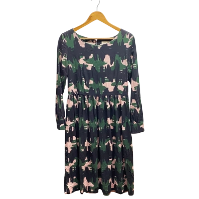 Obus Womens Long Sleeve Dress Multicoloured/Pattern