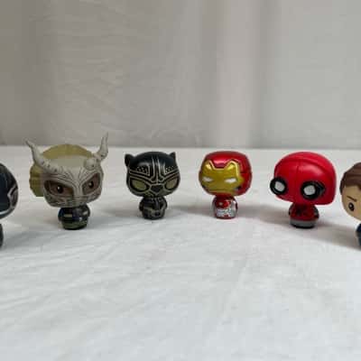 Dorbz (Funko) Marvel - Black Panther + Iron Man + Spider Man Set