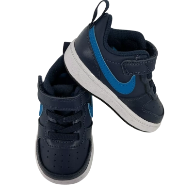 Nike Court Borough Low 2 Kids Shoes Size 3.5 in  Navy Blue | Brand New | RRP $40
