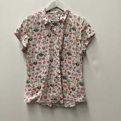 Sportscraft Womens Button Up Top Floral / Multicoloured / Pattern 