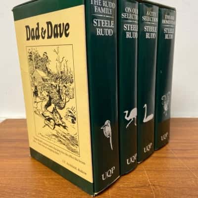 Dad and Dave - The complete works of Steele Rudd 4 book box set hard covers 