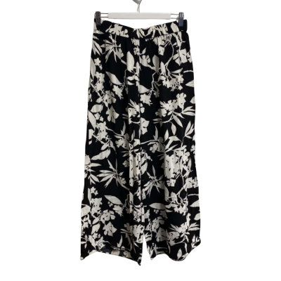 Witchery Womens  Size 10 Casual Pants Black  / Floral 
