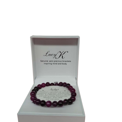  Womens Amethyst Bracelet 
