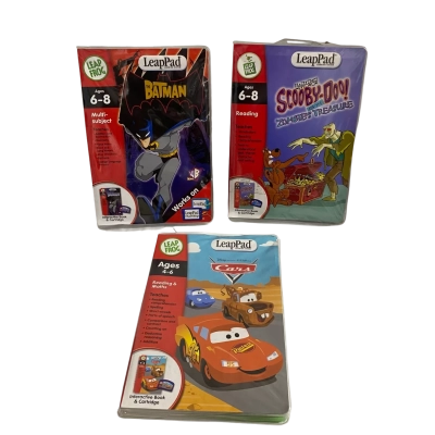 Leapfrog LeapPad Interactive Book and Cartridge Bundle 