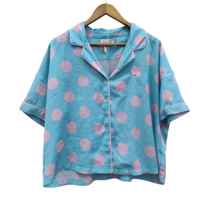 Peter Alexander Womens Size M Pyjamas Set Blue / Pink  / Polka Dot (3)