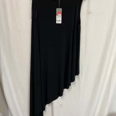 Feathers  Size S/M Drape Top Black  