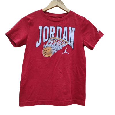 Jordan Kids Size M T-Shirt Red (8)