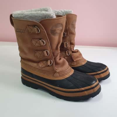 Rossigvol Men's Size 5 Brown & Black Winter Walking Boot