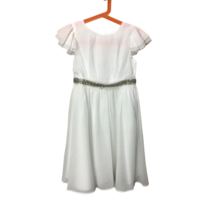 Origami Kids  Size 5 White Flowing Dress