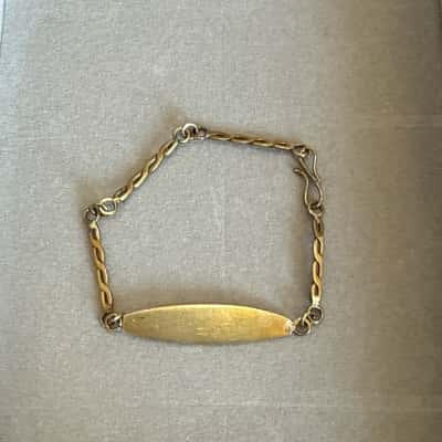Womens handmade Celtic bracelet S shaped hook and flat stamp plate (s)