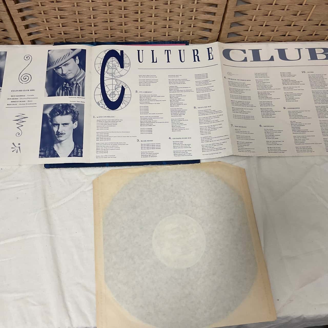 Original vintage CULTURE CLUB Colour By Numbers 1983 vinyl LP Boy ...
