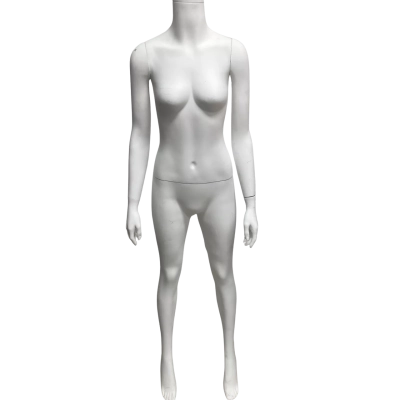 womens headless mannequin white