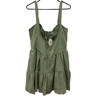Ally Fashion Womens  Size 14  Fit & Flare Dress Green  Brand New with Tags