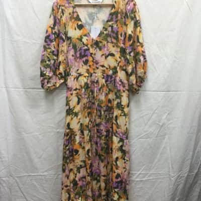 Proud Poppy Clothing Womens Size 16 Floral Dress RRP: $139.95