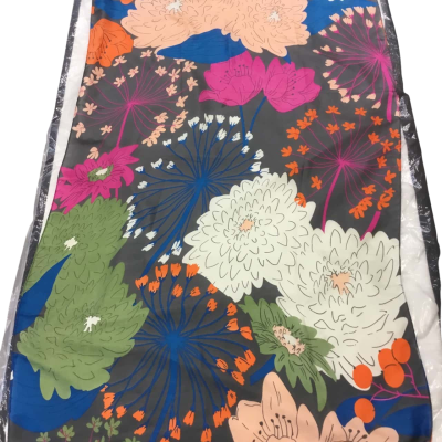 Floral Colourful Silk Scarf