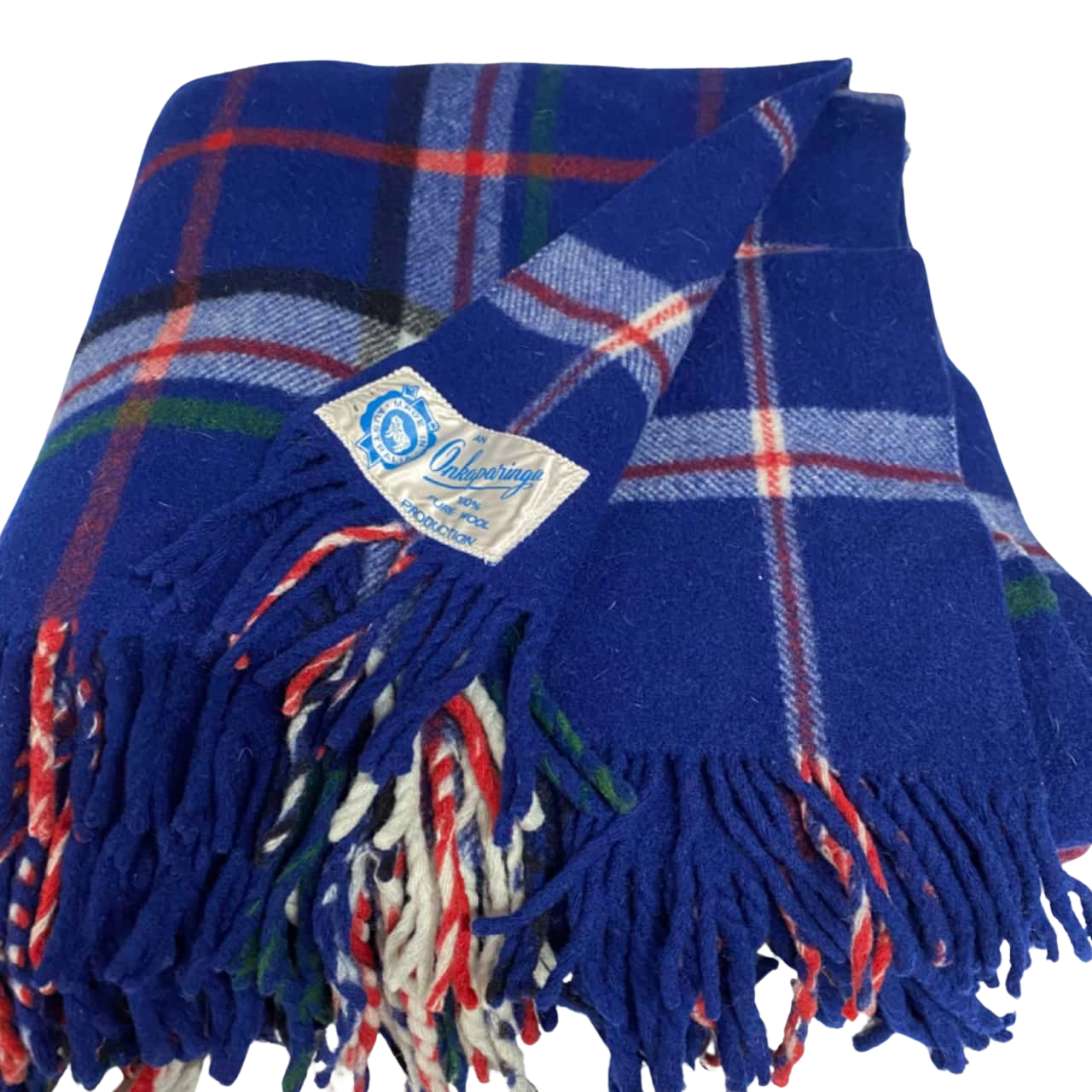 Onkaparinga Fringed Wool Picnic Blanket