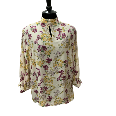 Zara Womens  Size M Blouse Floral 