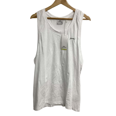 Slazenger Mens  Size XXL White Singlet BNWT