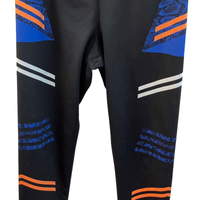 Jagged Kids  Size S leggings Black  / Blue / Orange 