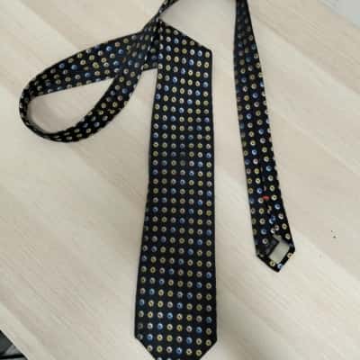 Ermenegildo Zegna Black Floral Tie VGUC