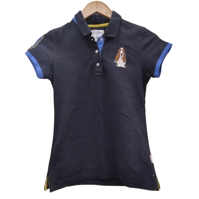 Hush Puppies Womens Size XS Polo Shirt Black (6)