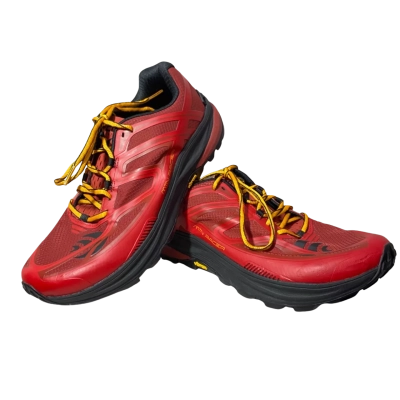 Topo Athletic Red/Orange MTN Racer Runners Size 42 