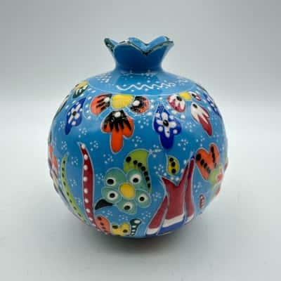 Colorful Decorative Pomegranate Vase  