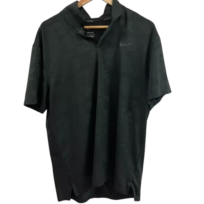 Nike Mens  Size 14  black golf shirt 