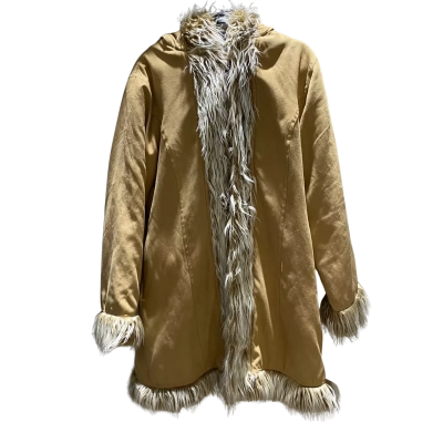 VintageExpressions Womens  Size 12 Hooded Jacket / Open Jacket Beige 