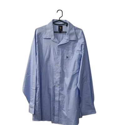 U.S. Polo Assn. Men's  Size XL (17-17.5) Business Shirt in Blue 