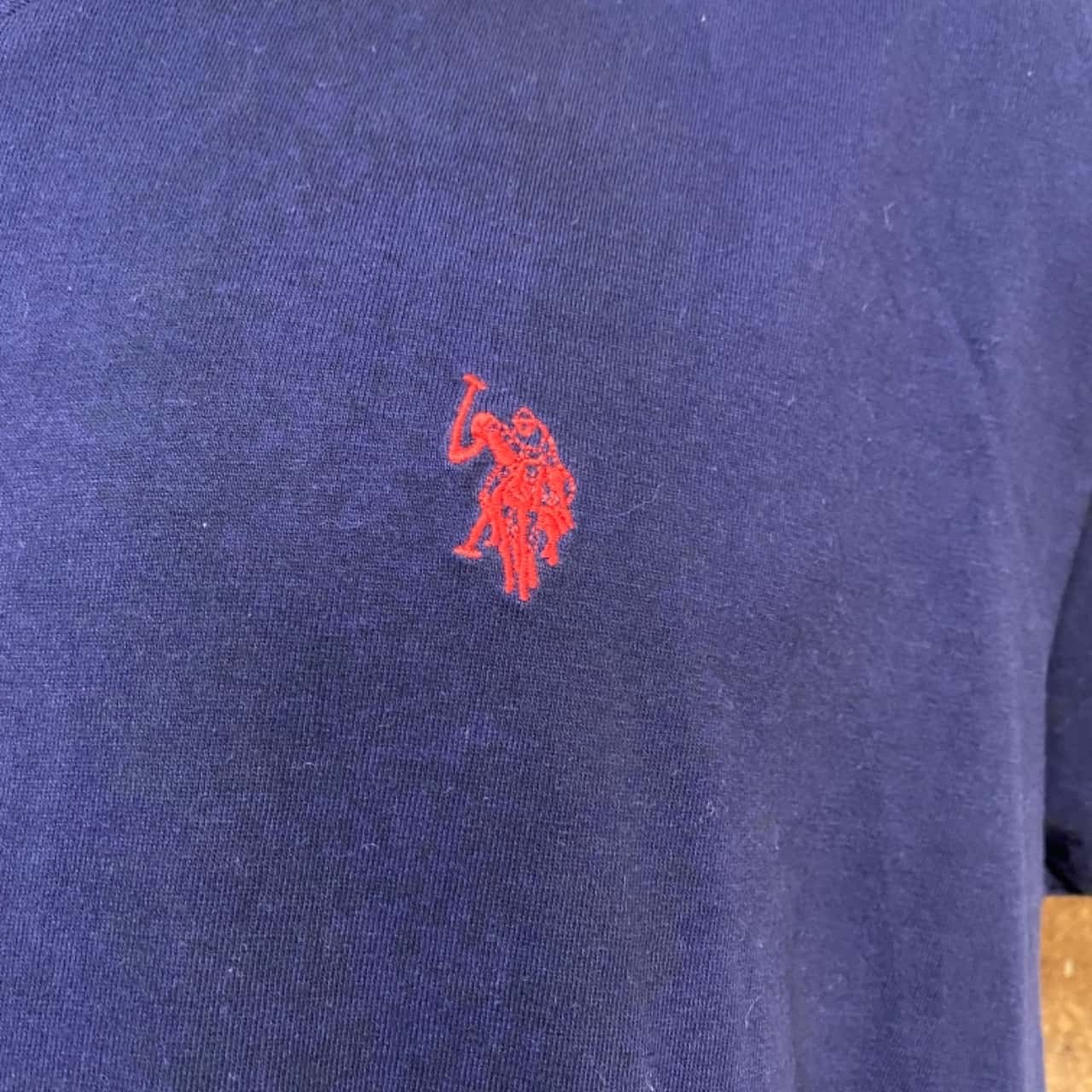 Mens Blue T shirt By U.S Polo Assn Size 