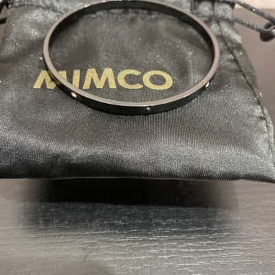 Mimco Metal Bangle with 4 cubic zirconias 