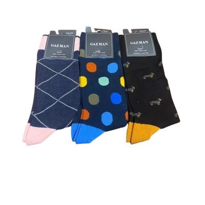 Gazman Mens Multicoloured king size socks 