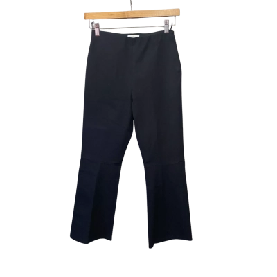 Scanlan Theodore Womens  Size 8 Flared Leg Trousers Black  