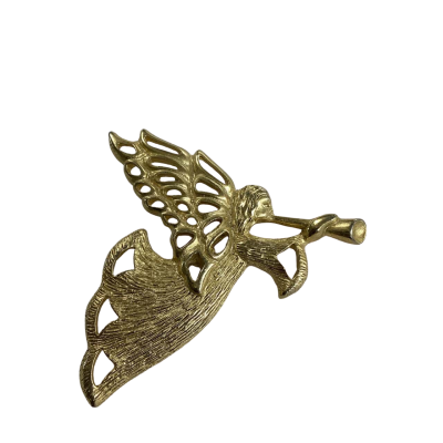 Gorgeous Vintage-inspired Gold tone musical Angel with giftbag