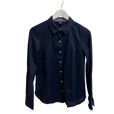 Tommy Hilfiger Womens  Size XS Long Sleeve Shirt Blue 
