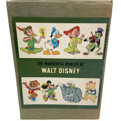 Vintage “The Wonderful World of Walt Disney” 4 book boxed set
